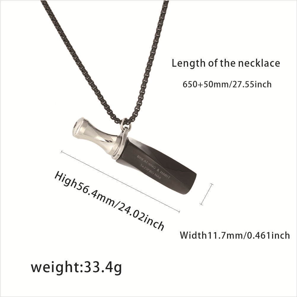 Stainless Steel Inhaler Neckla - Vaping Air ulasan dan harga