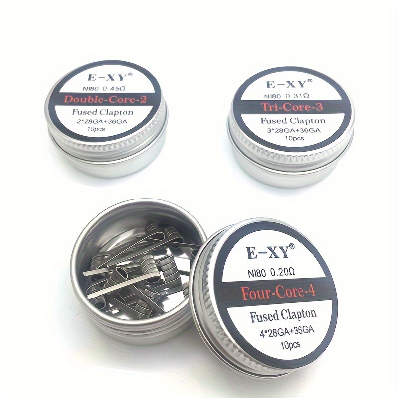 10pcs/box, Nichrome Fused Clap - Coil Building Kit ulasan dan harga