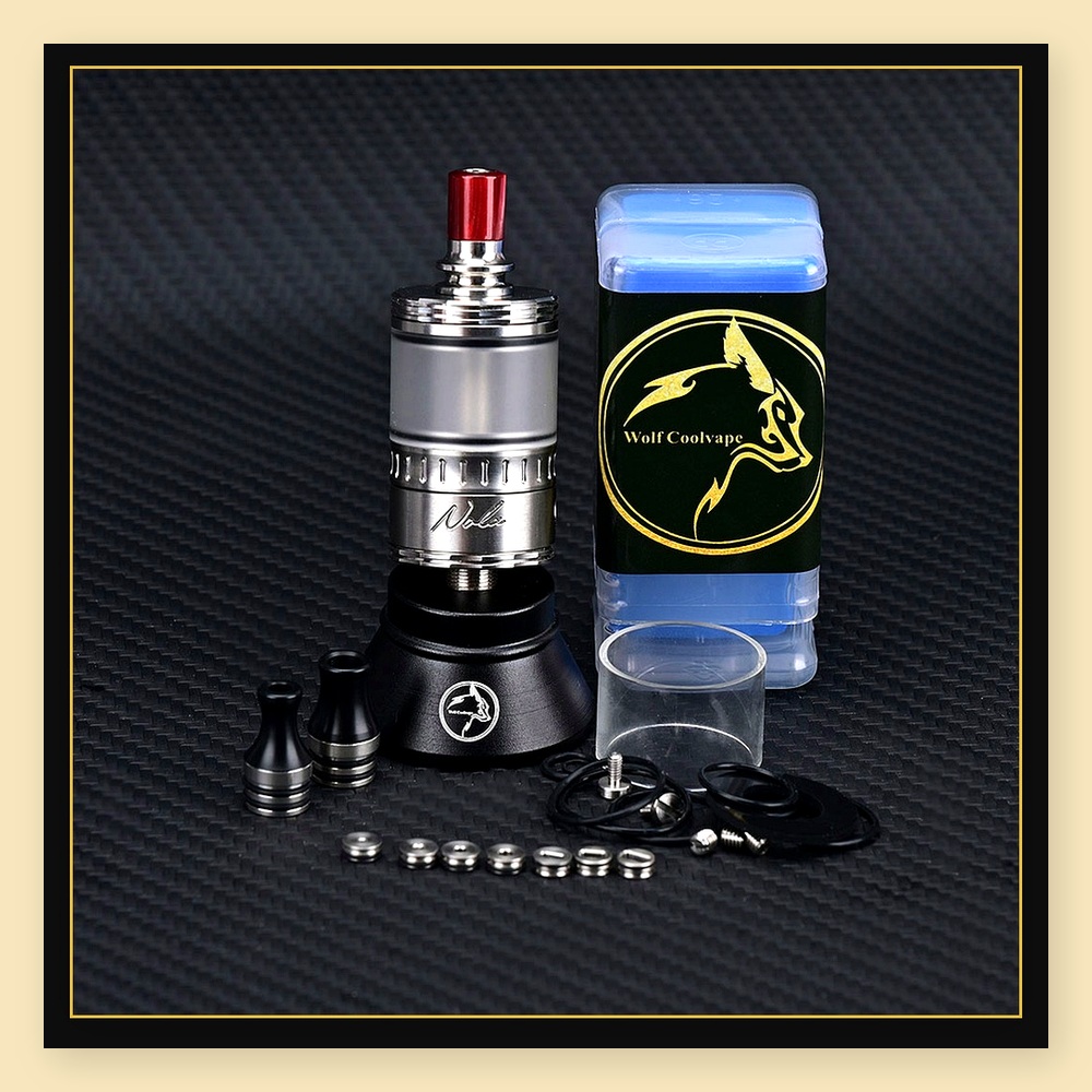 Wolfcoolvape NOLA RTA 3.2ml Re - Vaping Air ulasan dan harga