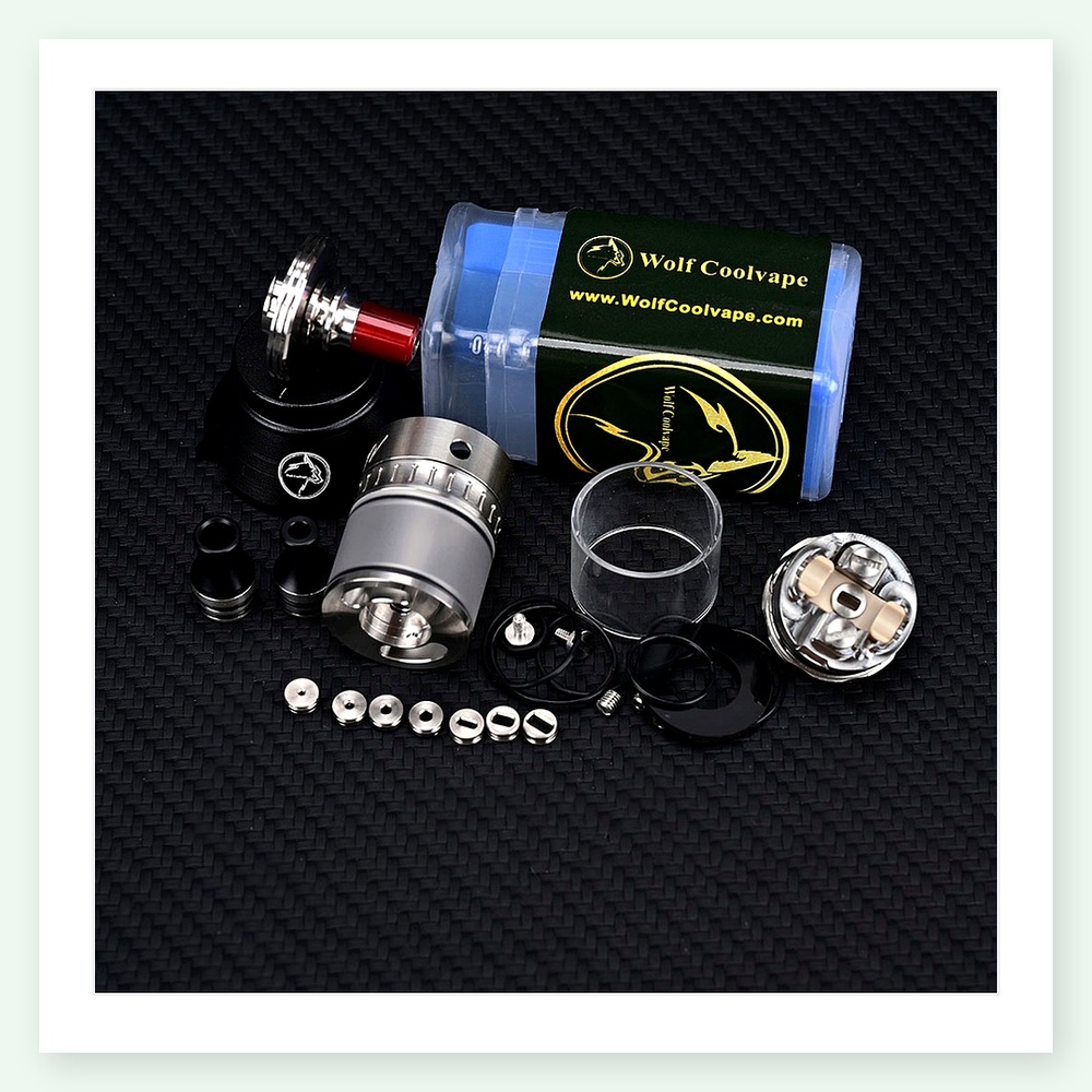 Wolfcoolvape NOLA RTA 3.2ml Re - Vaping Air ulasan dan harga