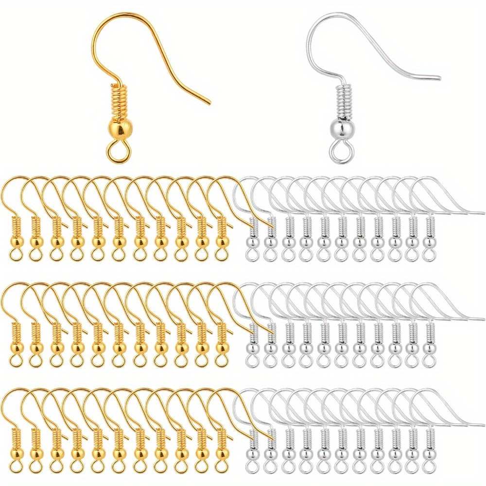 200Pieces Earring Hooks, Fish  - Coil Building Kit ulasan dan harga